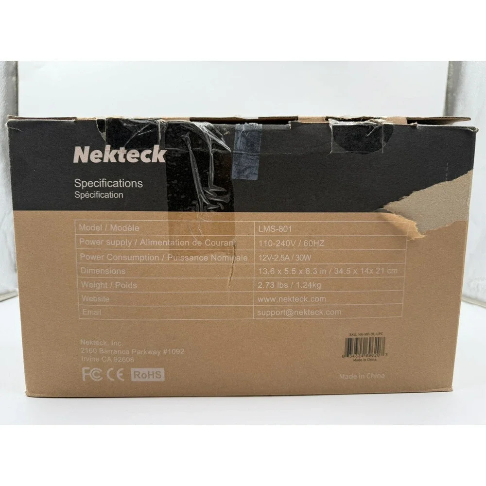 Nekteck Shiatsu Deep Kneading Massage Pillow‎